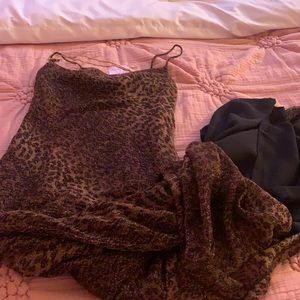 Long dress with split